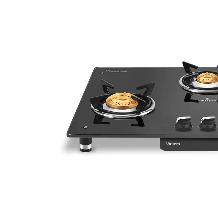 VIDIEM AIR SILVER 3 BURNER GAS STOVE