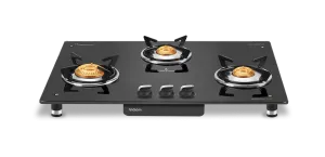 VIDIEM AIR SILVER 3 BURNER GAS STOVE