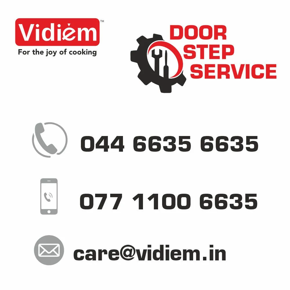 VIDIEM AIR SILVER 3 BURNER GAS STOVE