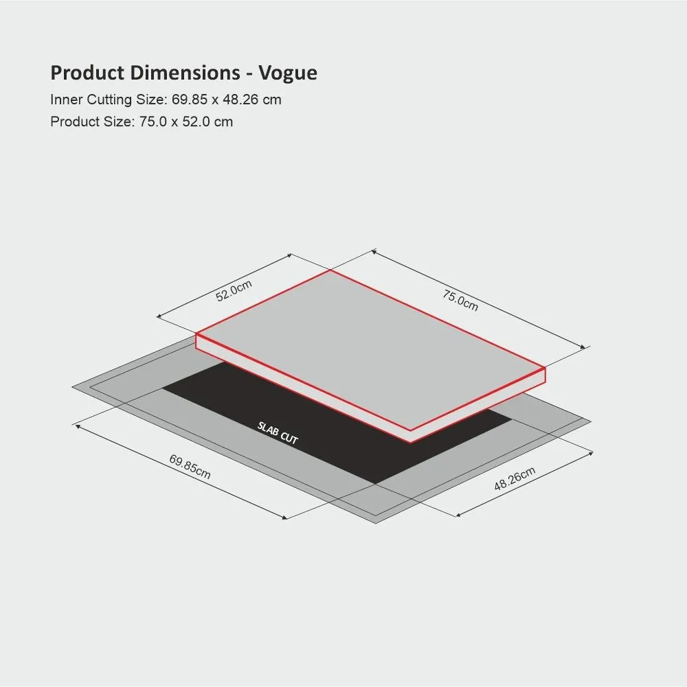 VIDIEM VOGUE 3 BURNER GLASS TOP COOKTOP