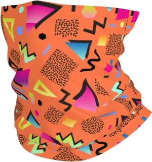 Vintage 80s 90s Style Tube Neck Gaiter Scarf Face Mask Multifunction Bandana Balaclava Gaiter Face Cover Headwear For Men Women