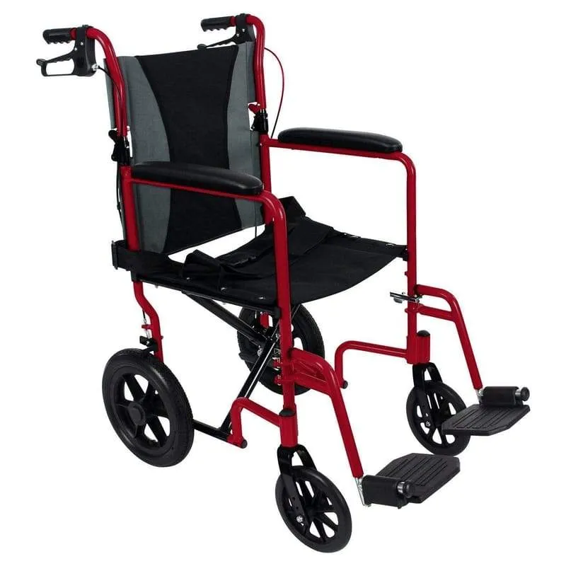 Vive Health Folding Transport Wheelchair