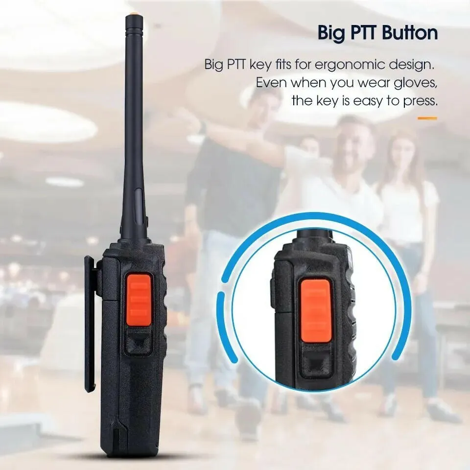 Walkie Talkie 2 Pcs Retevis RT24 PMR 446 Rechargeable Professional Talkie Walkie Long Range Two-Way Radio Communicator FRS