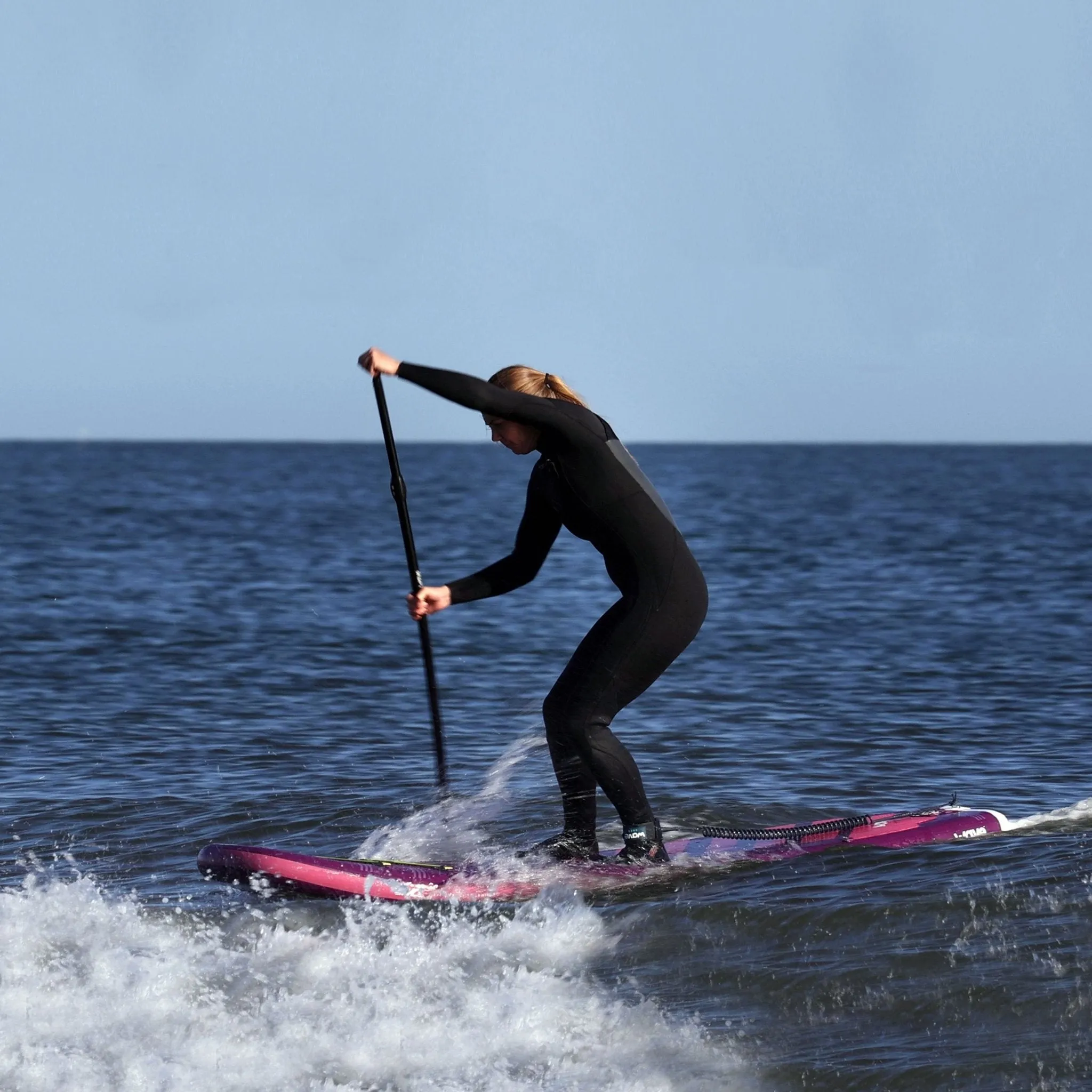 Wildcat SUP | Inflatable Stand-Up Paddle Board | Surf SUP Package | 8.6ft | Purple