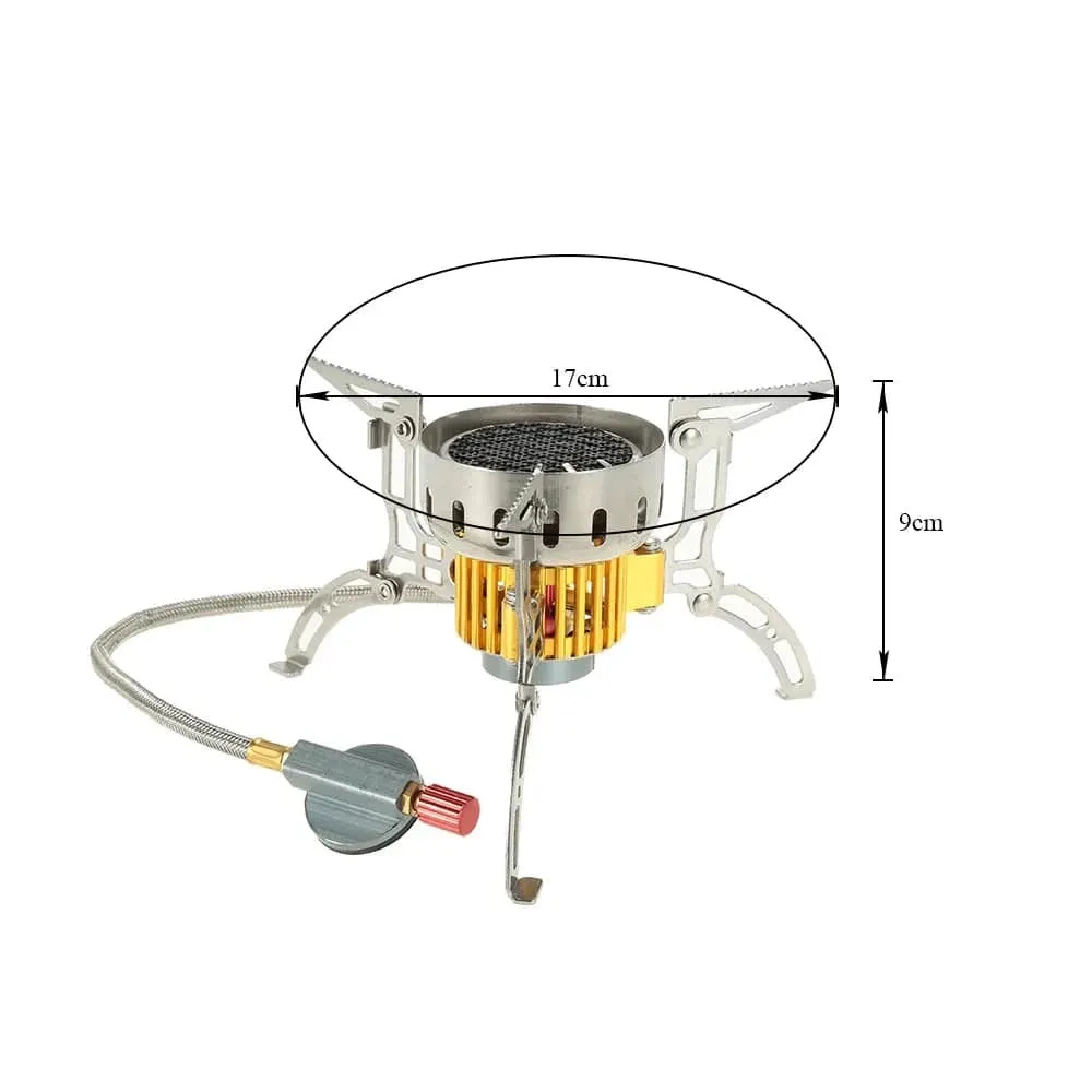 Windproof Burner Heating Stove Infrared Ray Heater Camping Warmer Heating Gas Stove for Winter Camping Outdoor Fishing BL100-B15