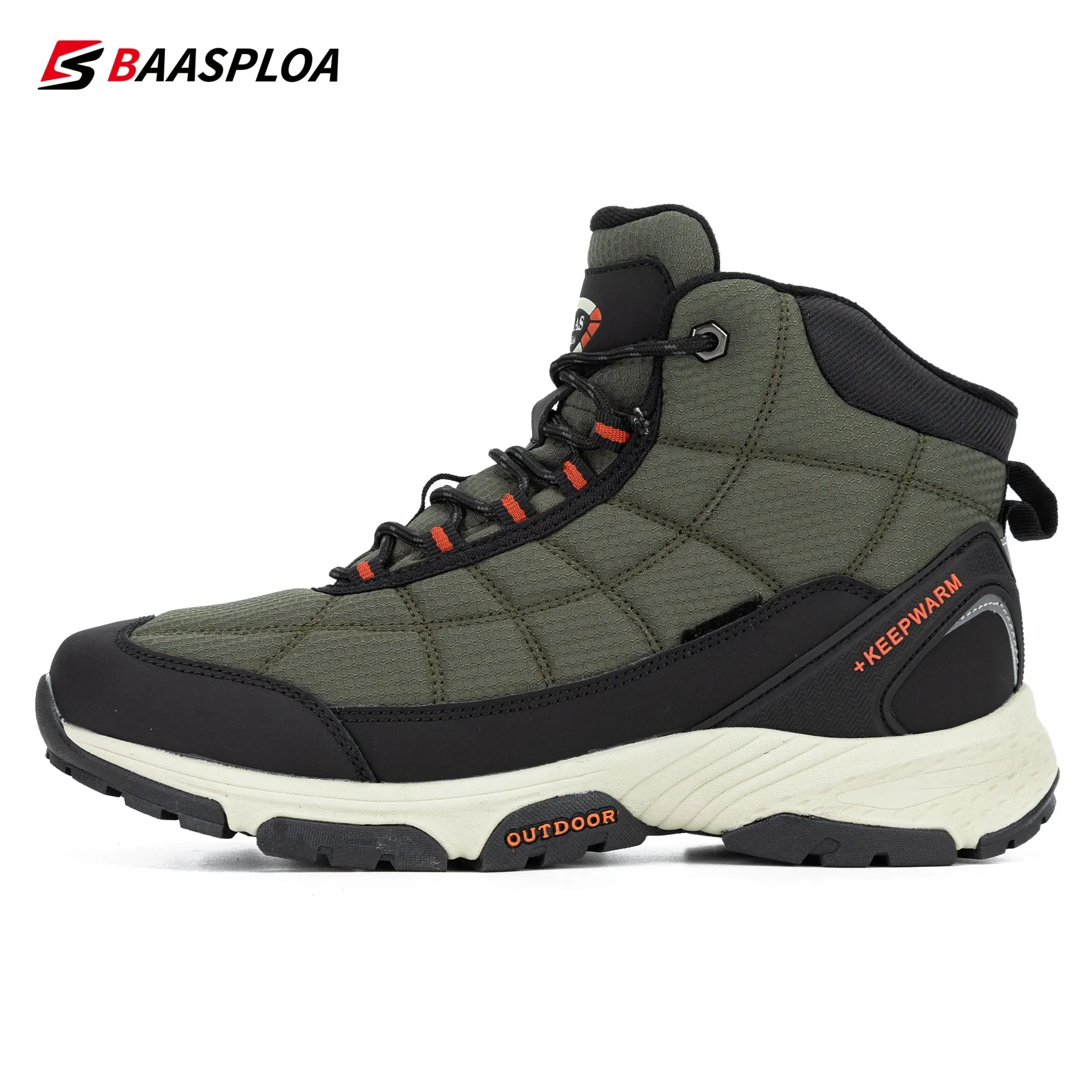 Winter Men Outdoor Shoes Hiking Shoe Waterproof Non-Slip