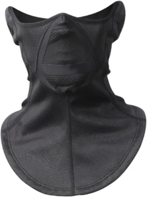 Winter Neck Warmer Gaiter with Drawstring Thermal Windproof Neck Cover Cold Weather Scarf Face Mask for Cold Weather Camping