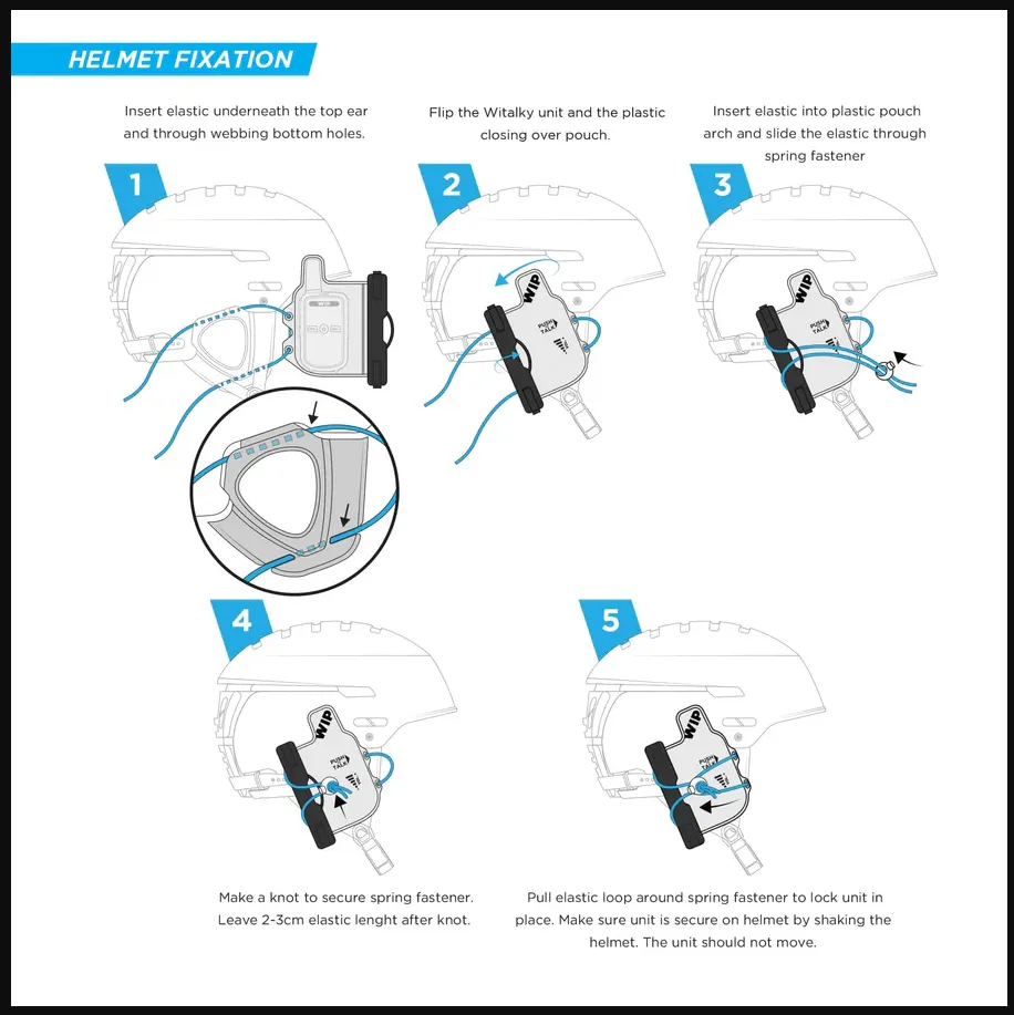 Wip WiTalky Com Set - Two Way Waterproof Radio