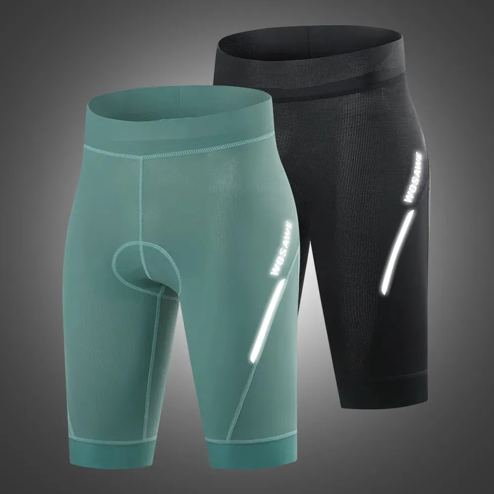 Women Cycling Padded Shorts Summer Shockproof Underwear MTB Road Bicycle Tights Fitness Shorts Downhill Riding Clothing