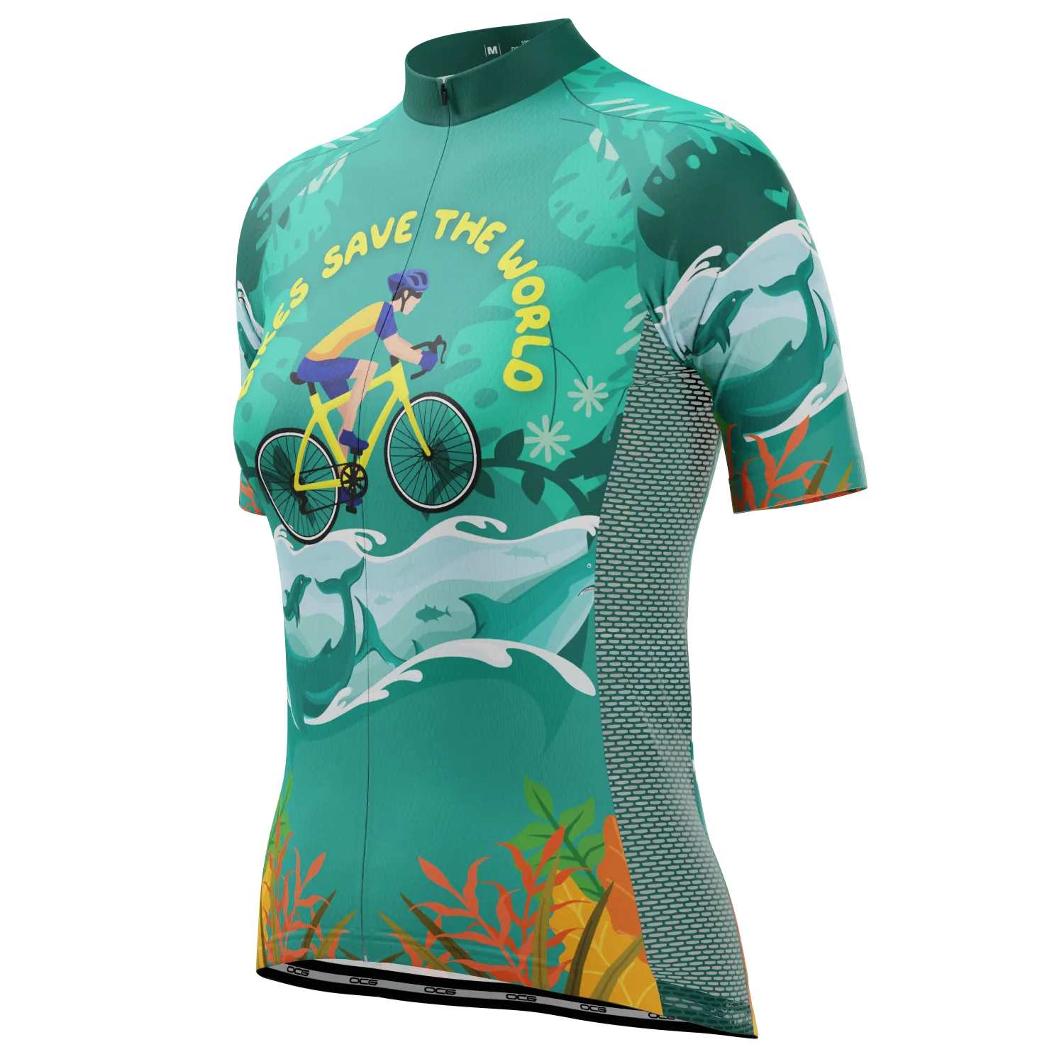 Women's Bikes Save The World Short Sleeve Cycling Jersey