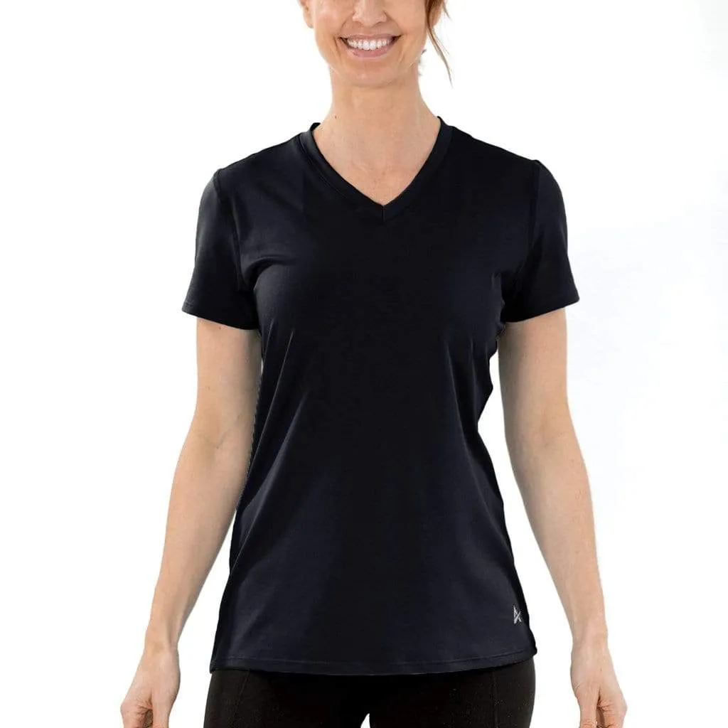 Women's Cooling V-Neck Short Sleeve T-Shirt