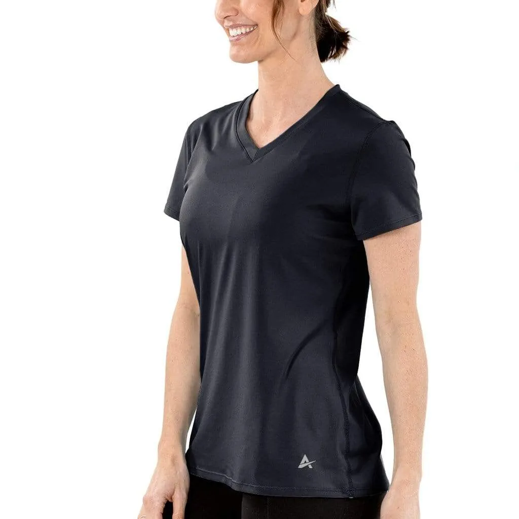 Women's Cooling V-Neck Short Sleeve T-Shirt