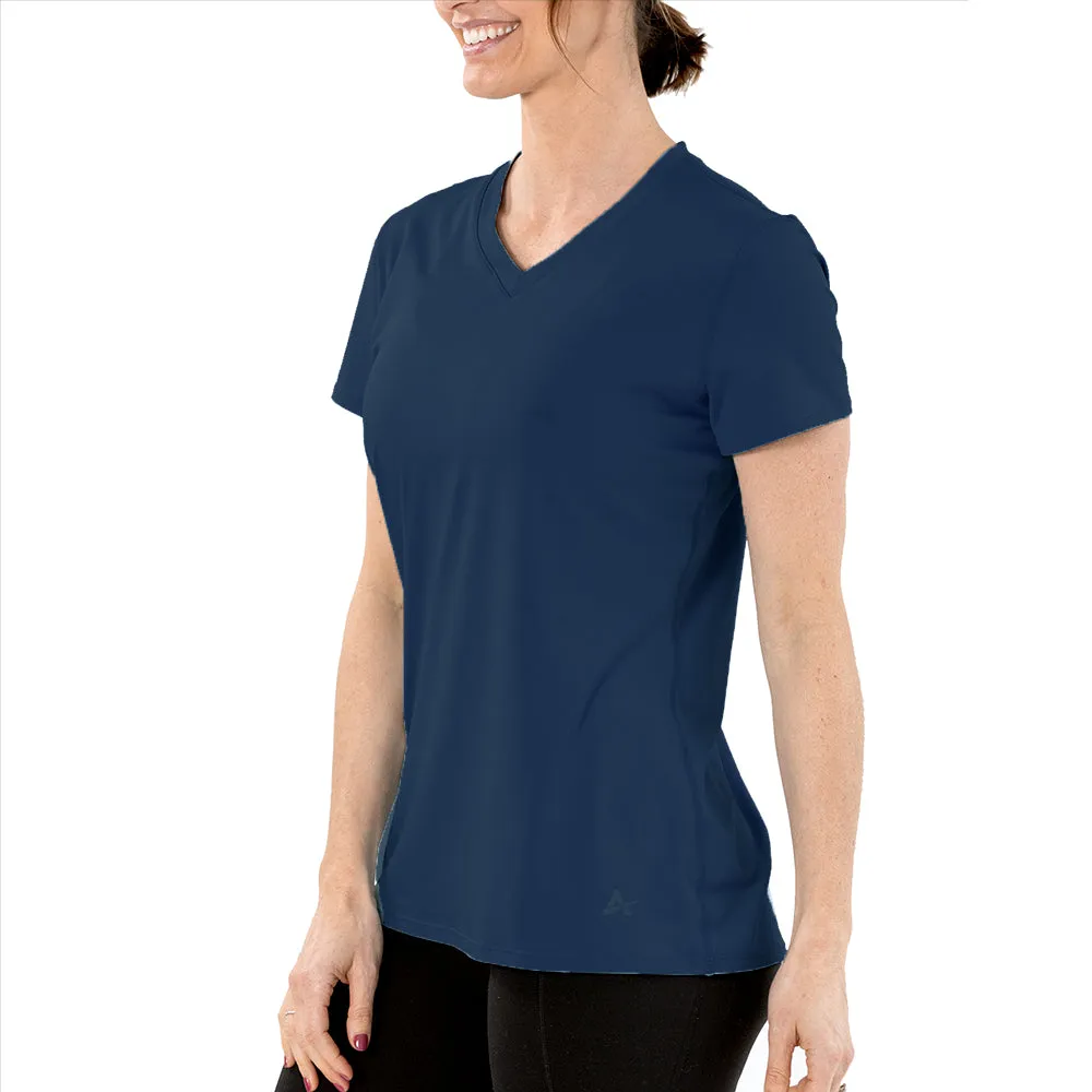 Women's Cooling V-Neck Short Sleeve T-Shirt
