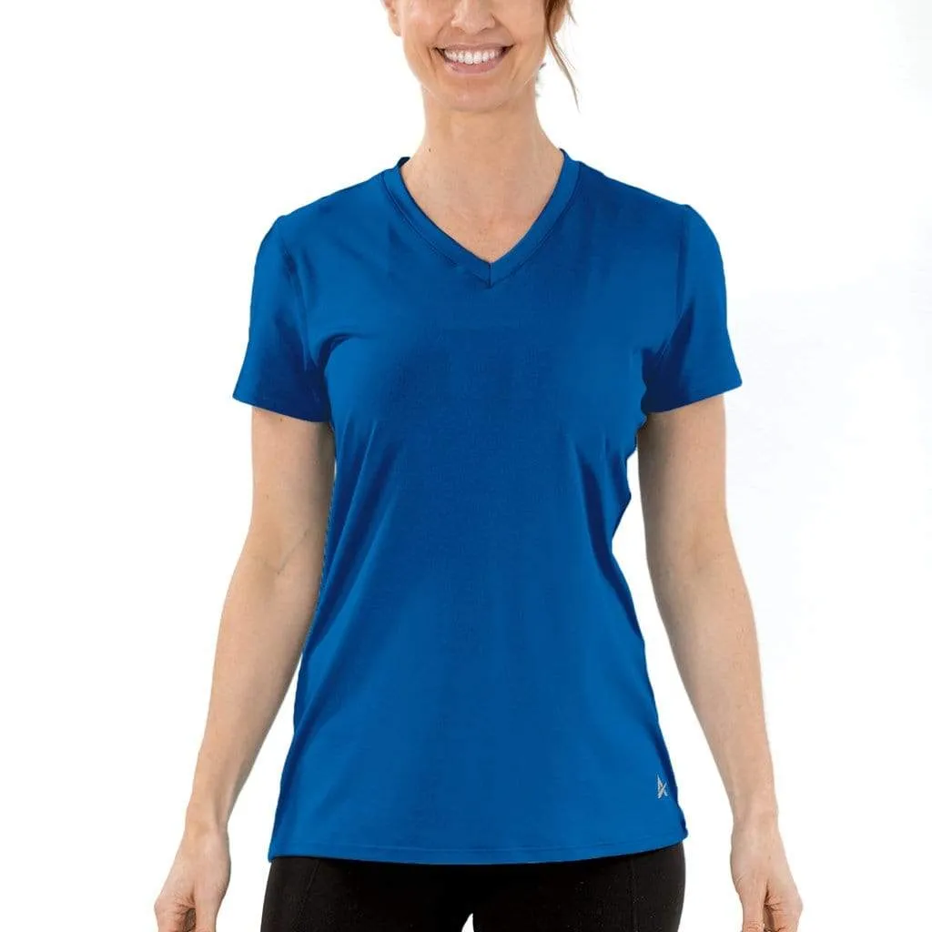 Women's Cooling V-Neck Short Sleeve T-Shirt
