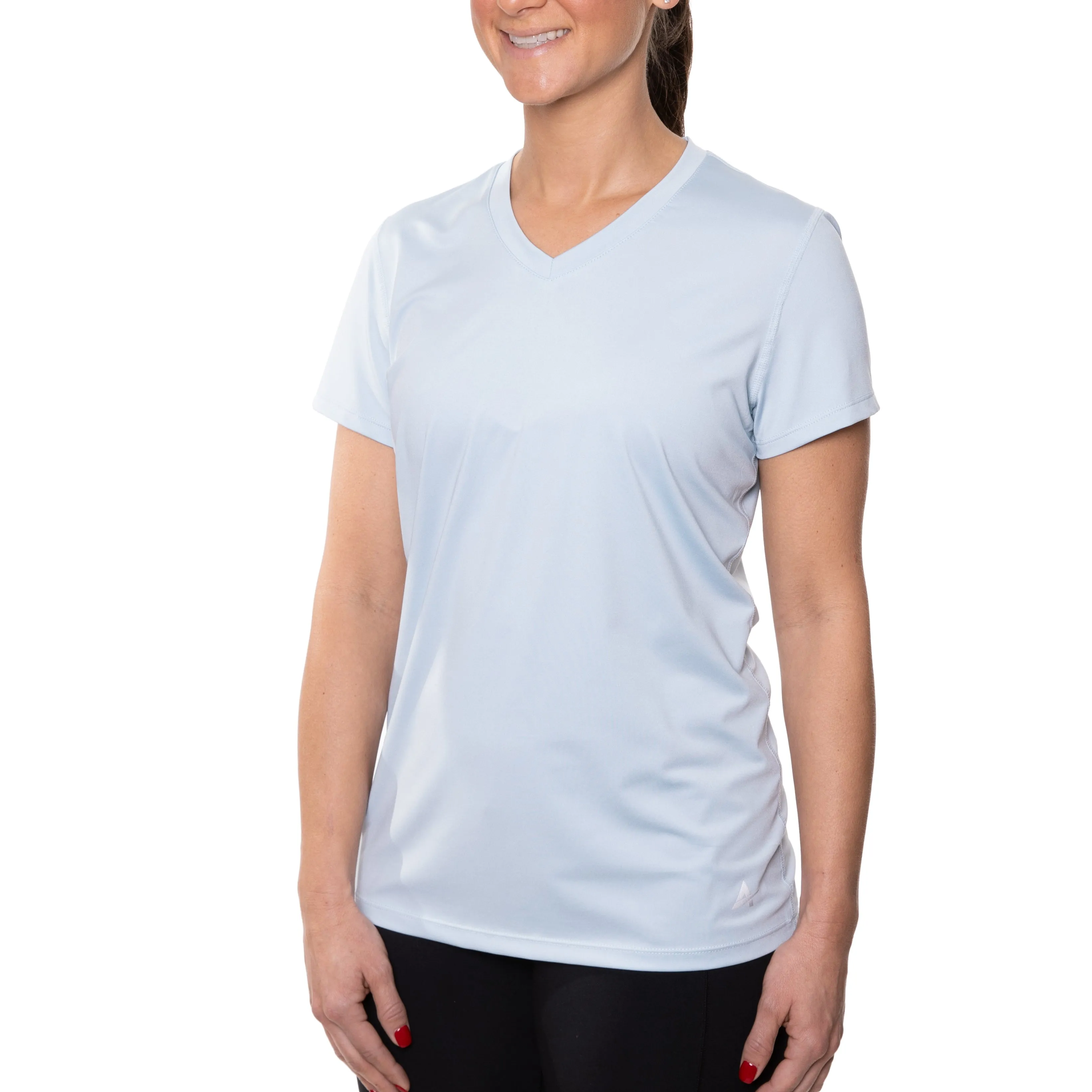 Women's Cooling V-Neck Short Sleeve T-Shirt
