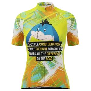 Women's Eeyore On The Road Short Sleeve Cycling Jersey