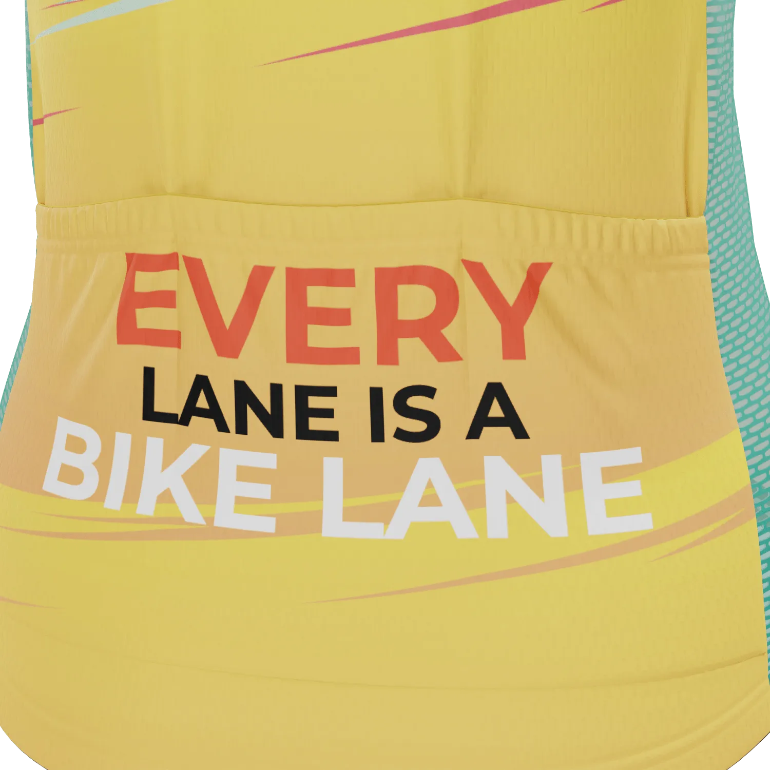 Women's Every Lane Is A Bike Lane Short Sleeve Cycling Jersey
