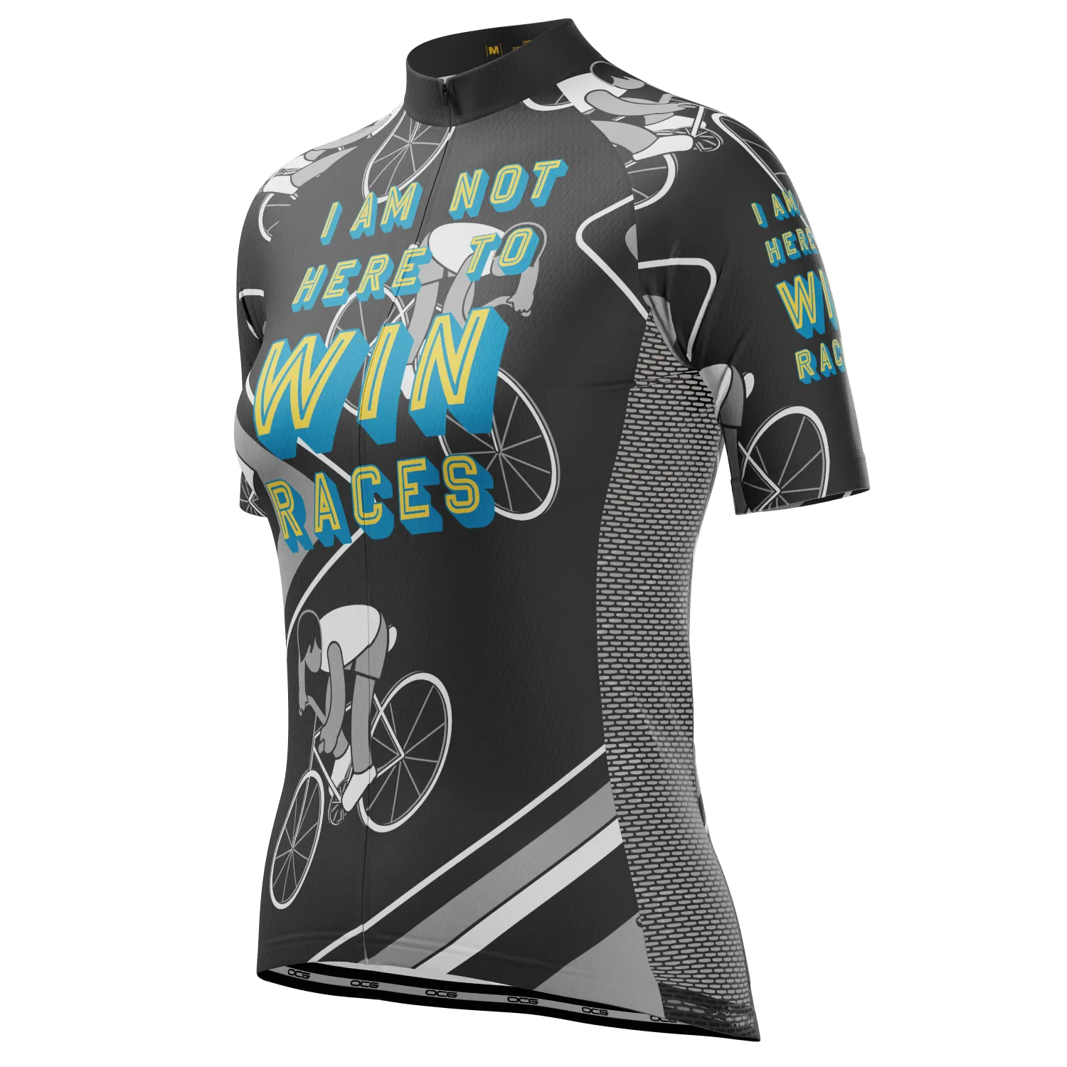 Women's I am Not Here To Win Races Short Sleeve Cycling Jersey