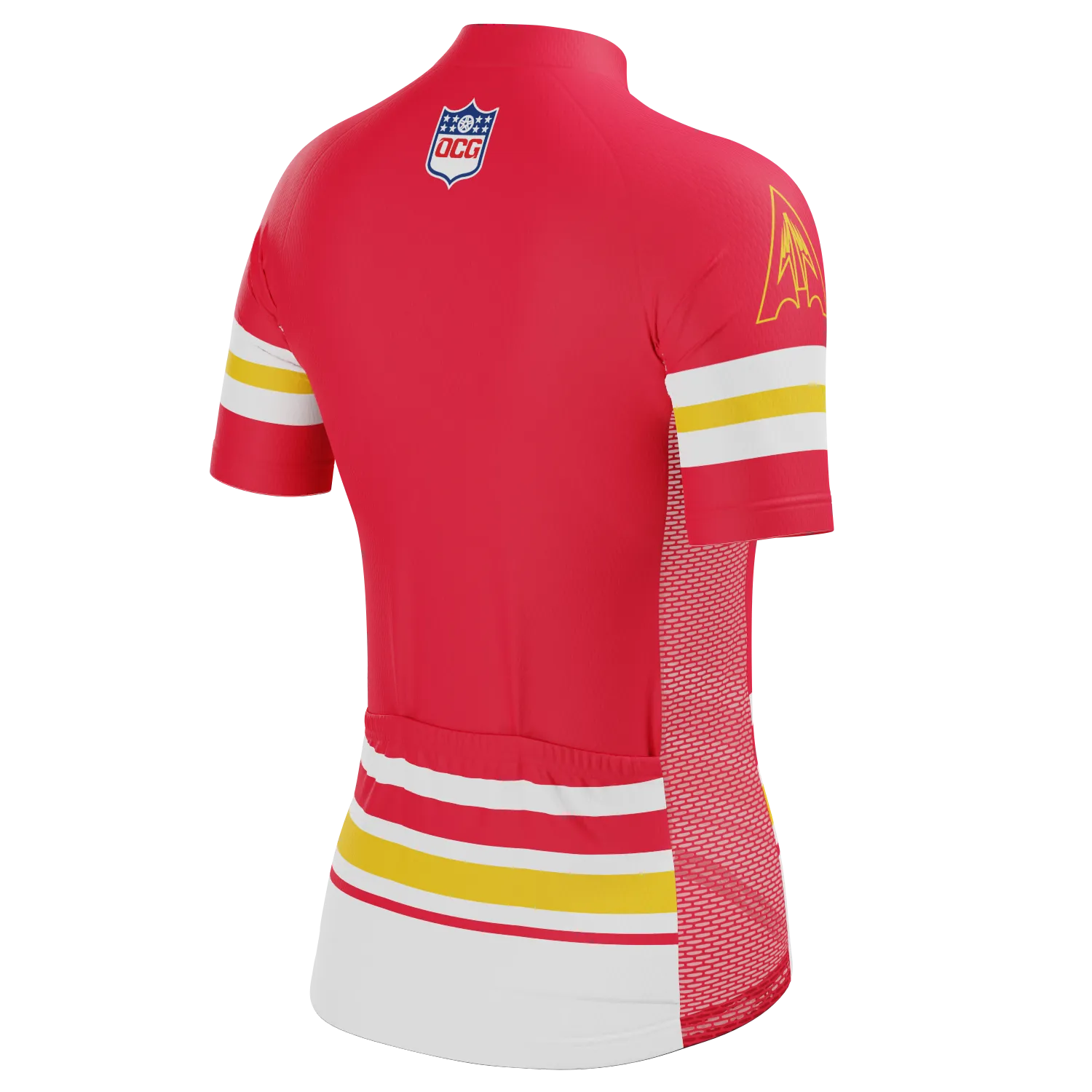 Women's Kansas Football Short Sleeve Cycling Jersey