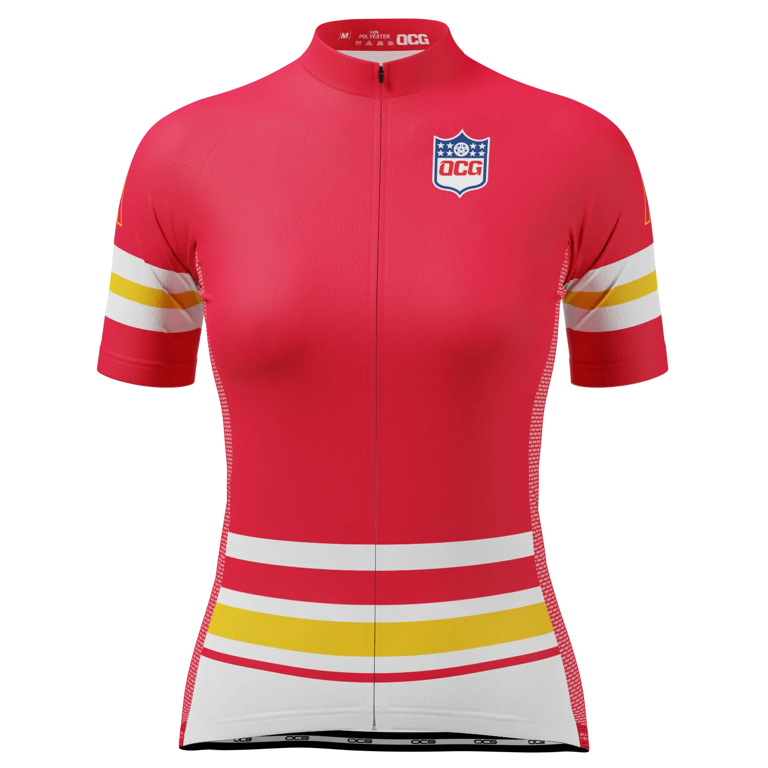 Women's Kansas Football Short Sleeve Cycling Jersey