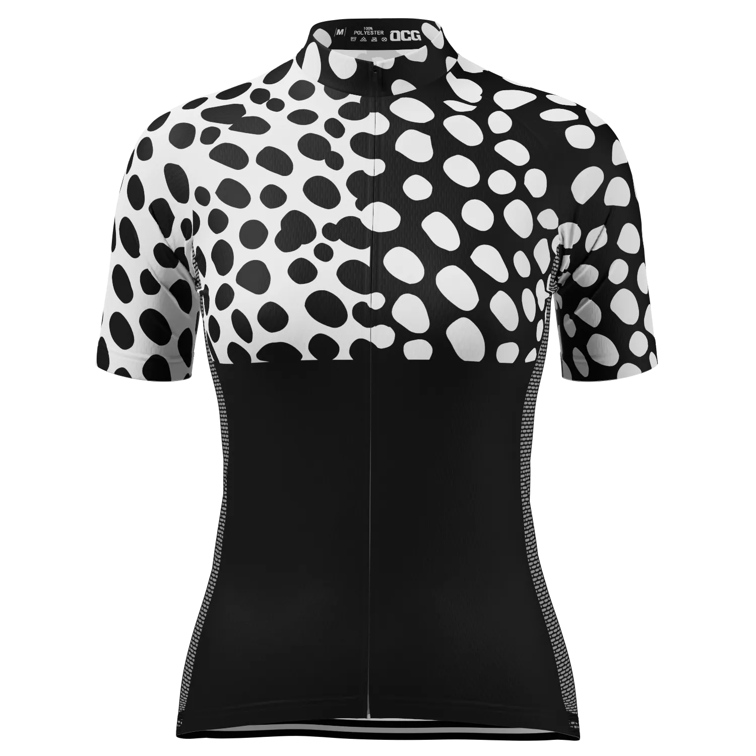 Women's Leopard Spots Short Sleeve Cycling Jersey