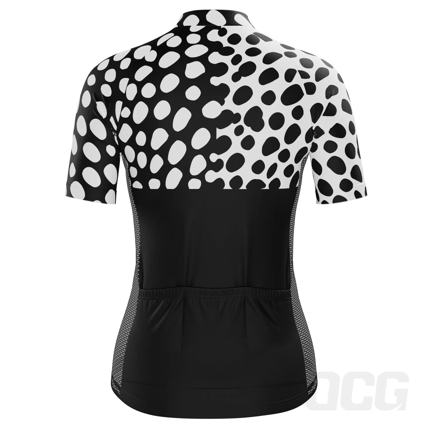 Women's Leopard Spots Short Sleeve Cycling Jersey