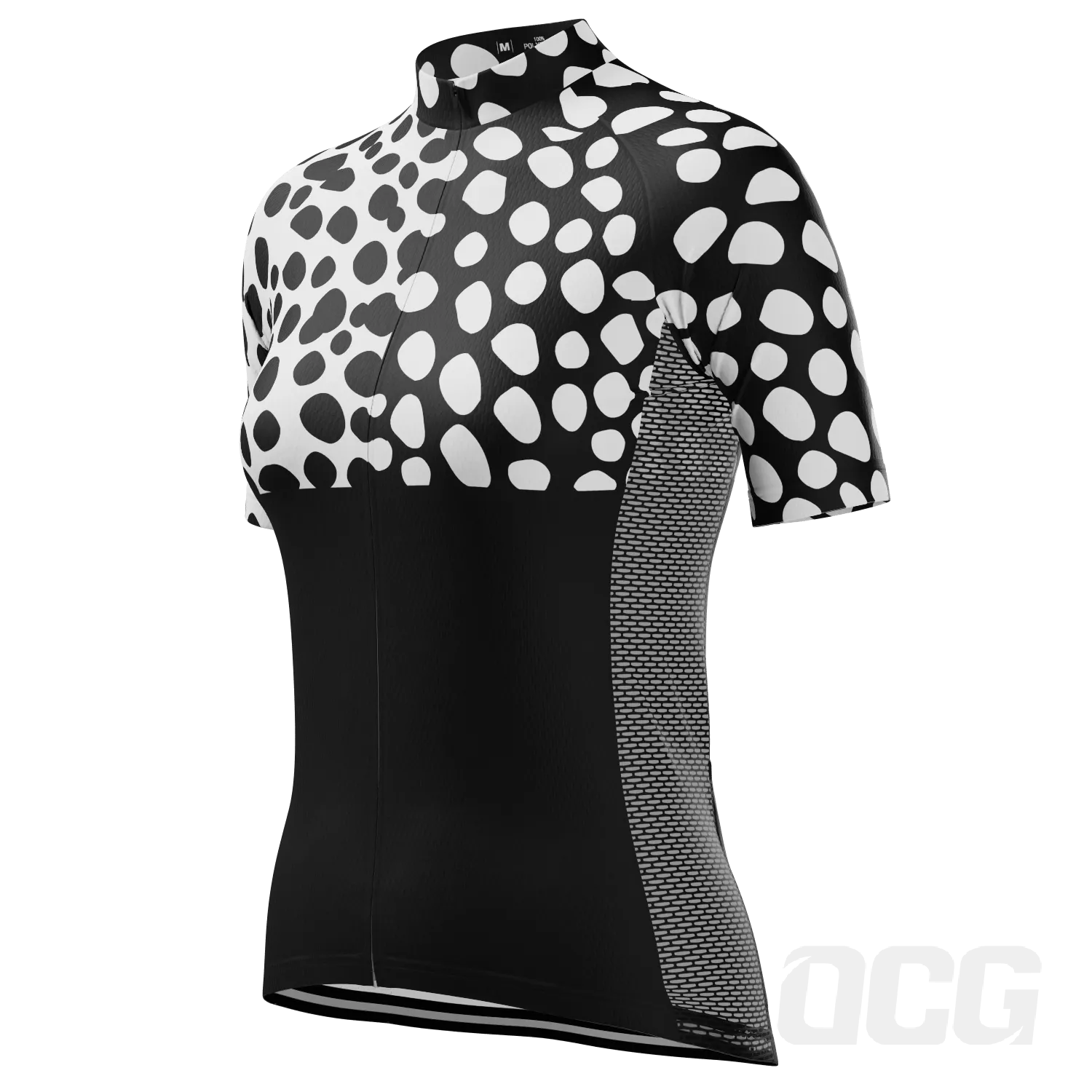 Women's Leopard Spots Short Sleeve Cycling Jersey