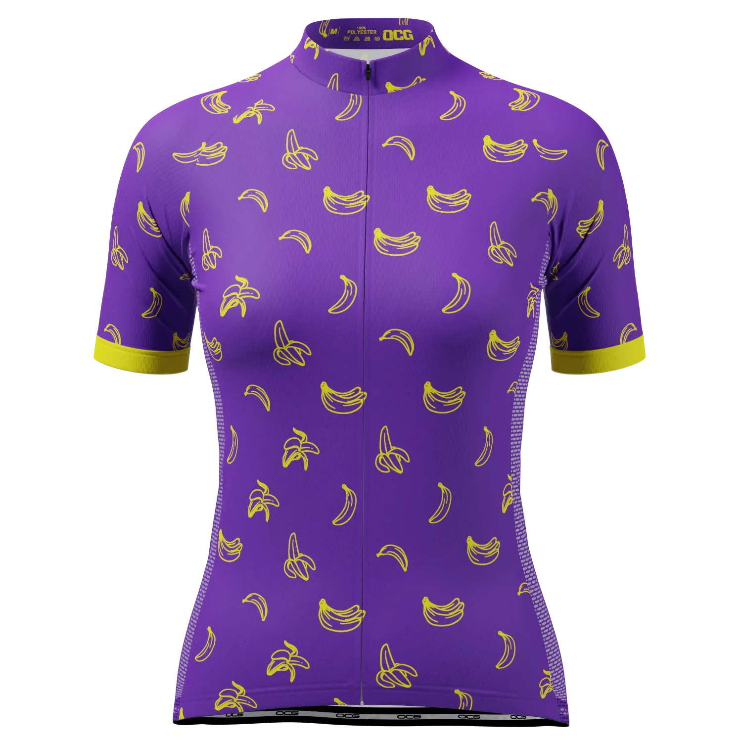Women's Must Be Bananas Short Sleeve Cycling Jersey