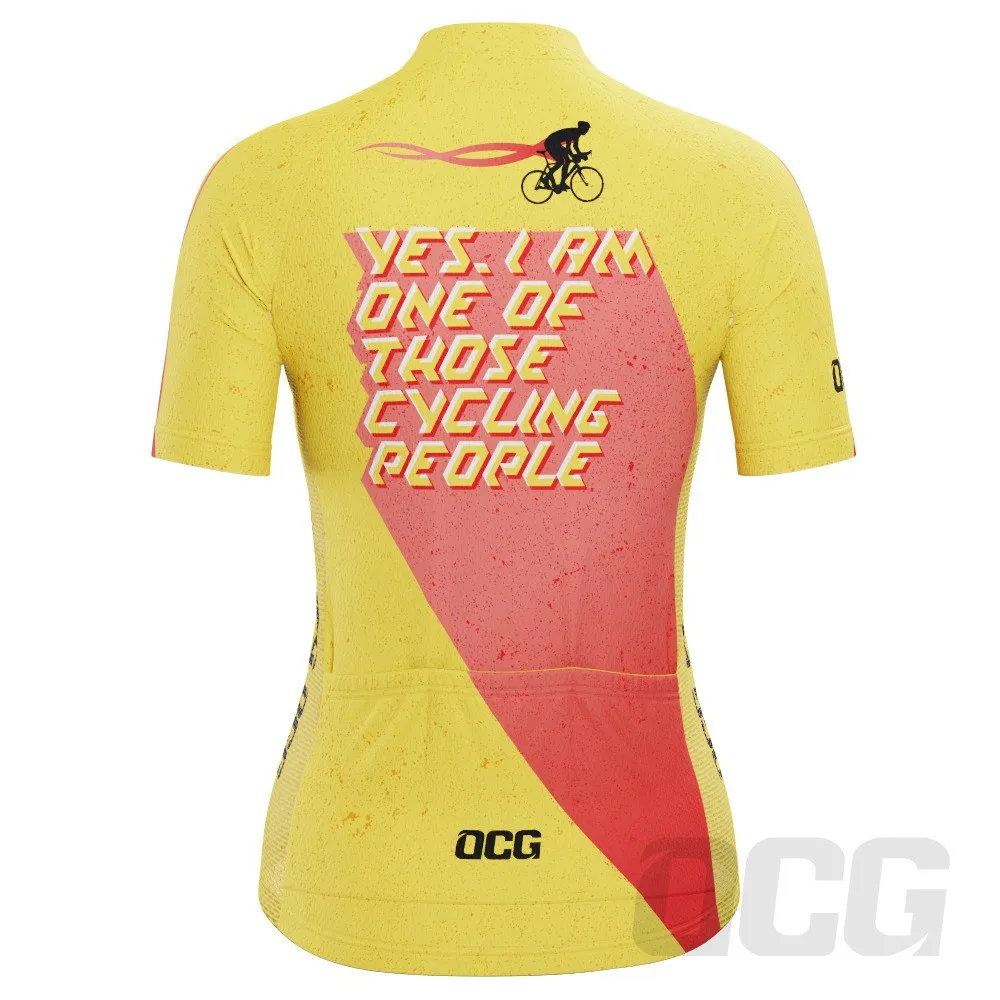 Women's One of Those Cycling People Short Sleeve Cycling Jersey