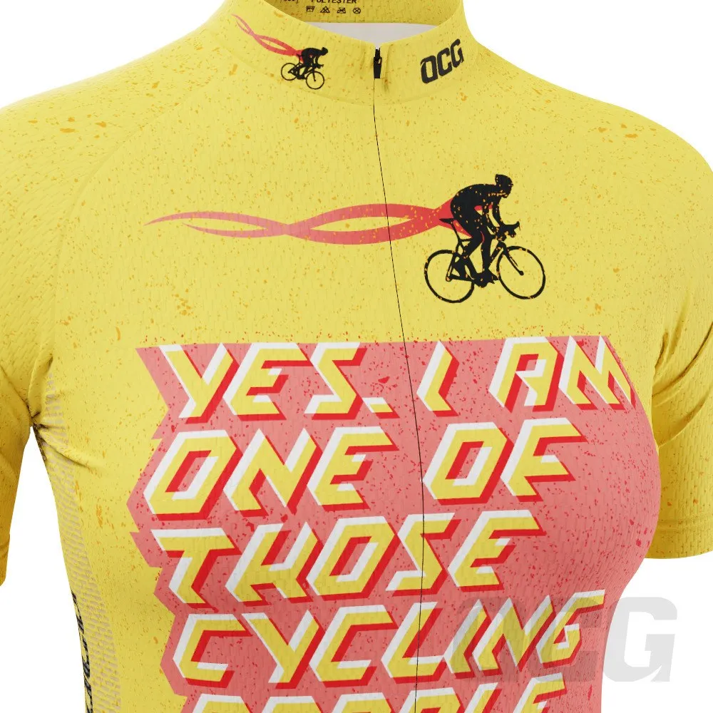 Women's One of Those Cycling People Short Sleeve Cycling Jersey