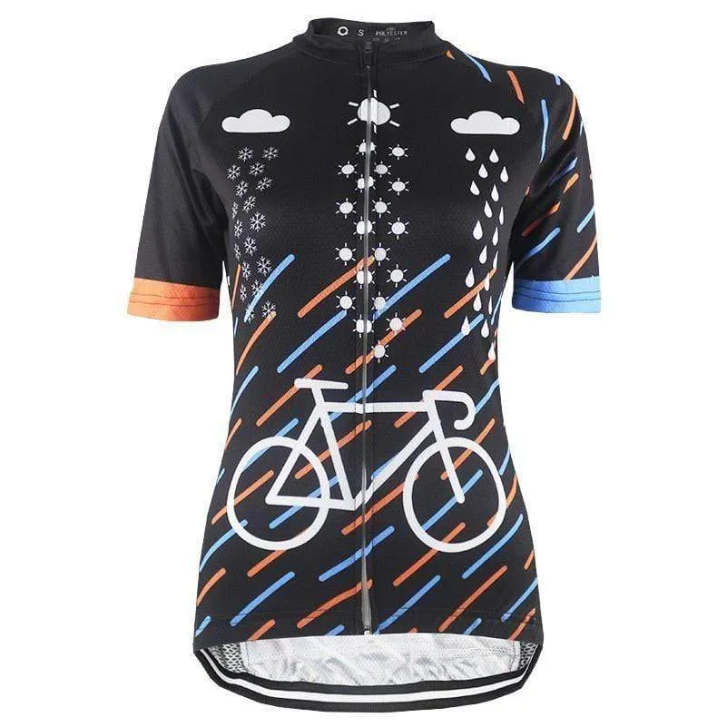 Women's Rain Hail or Shine Short Sleeve Cycling Jersey [clearance]