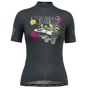 Women's Spread Love Not War Short Sleeve Cycling Jersey