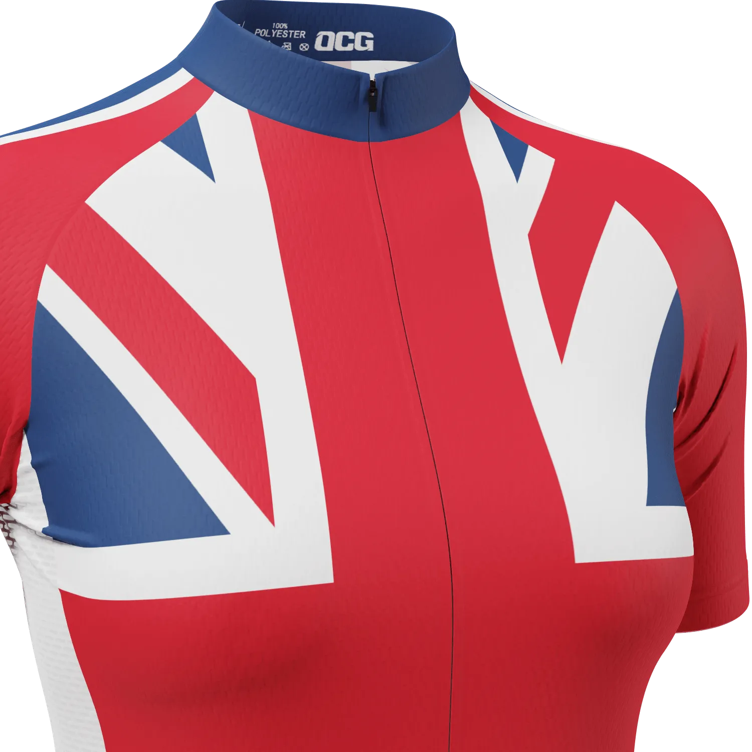 Women's Union Jack UK Short Sleeve Cycling Jersey