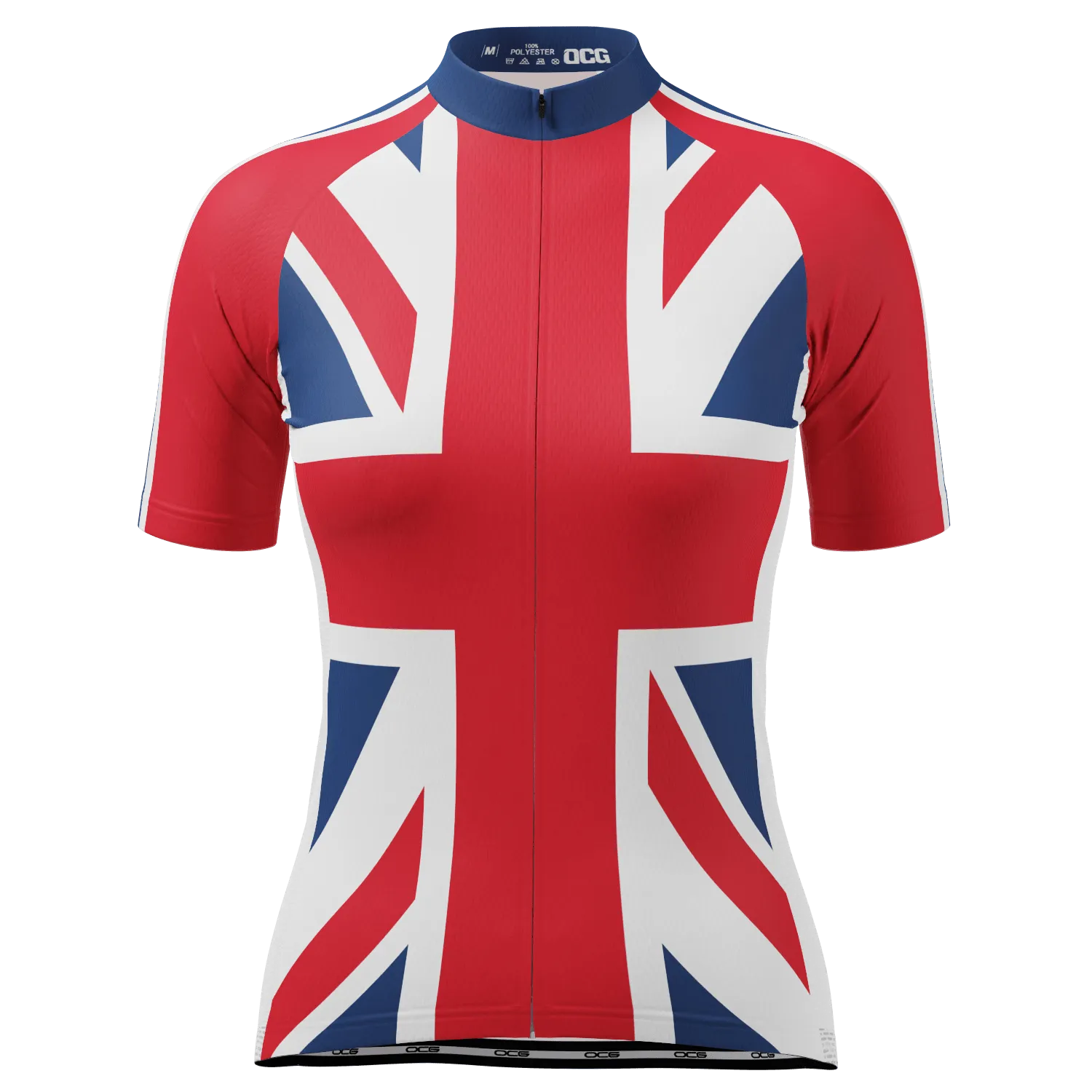 Women's Union Jack UK Short Sleeve Cycling Jersey