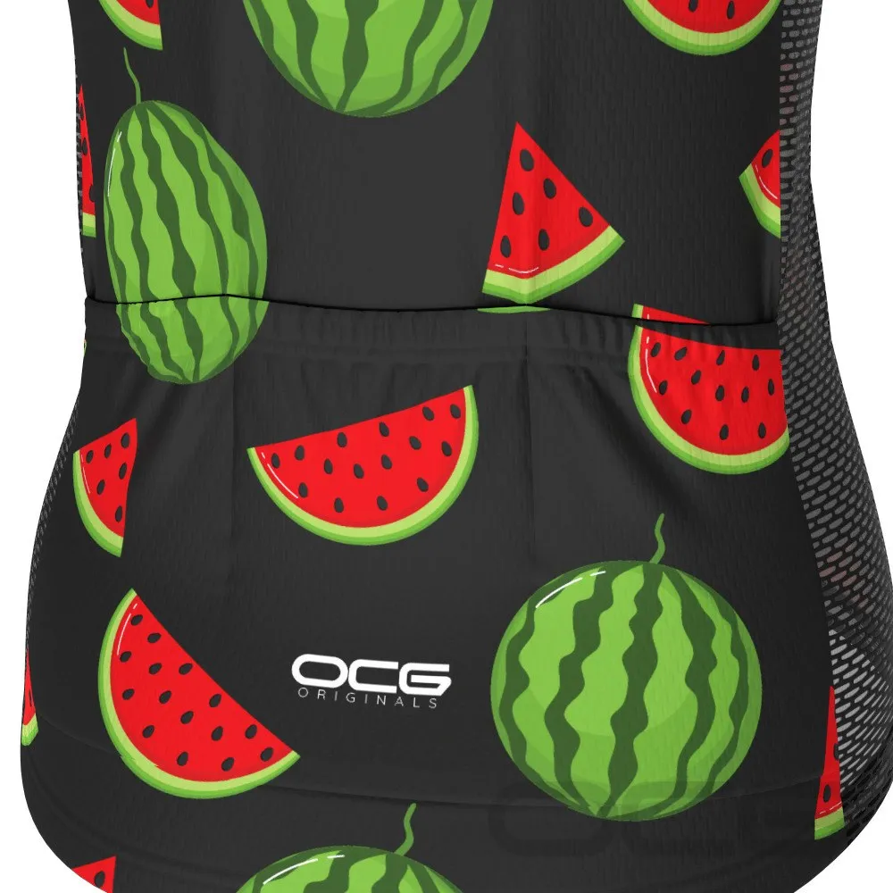 Women's Watermelon Short Sleeve Cycling Jersey