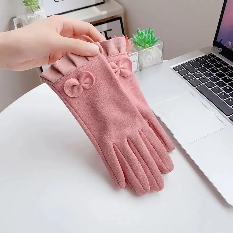 Women's Winter Touchscreen Windproof Gloves -  Cold-Resistant Cycling & Sports Gear