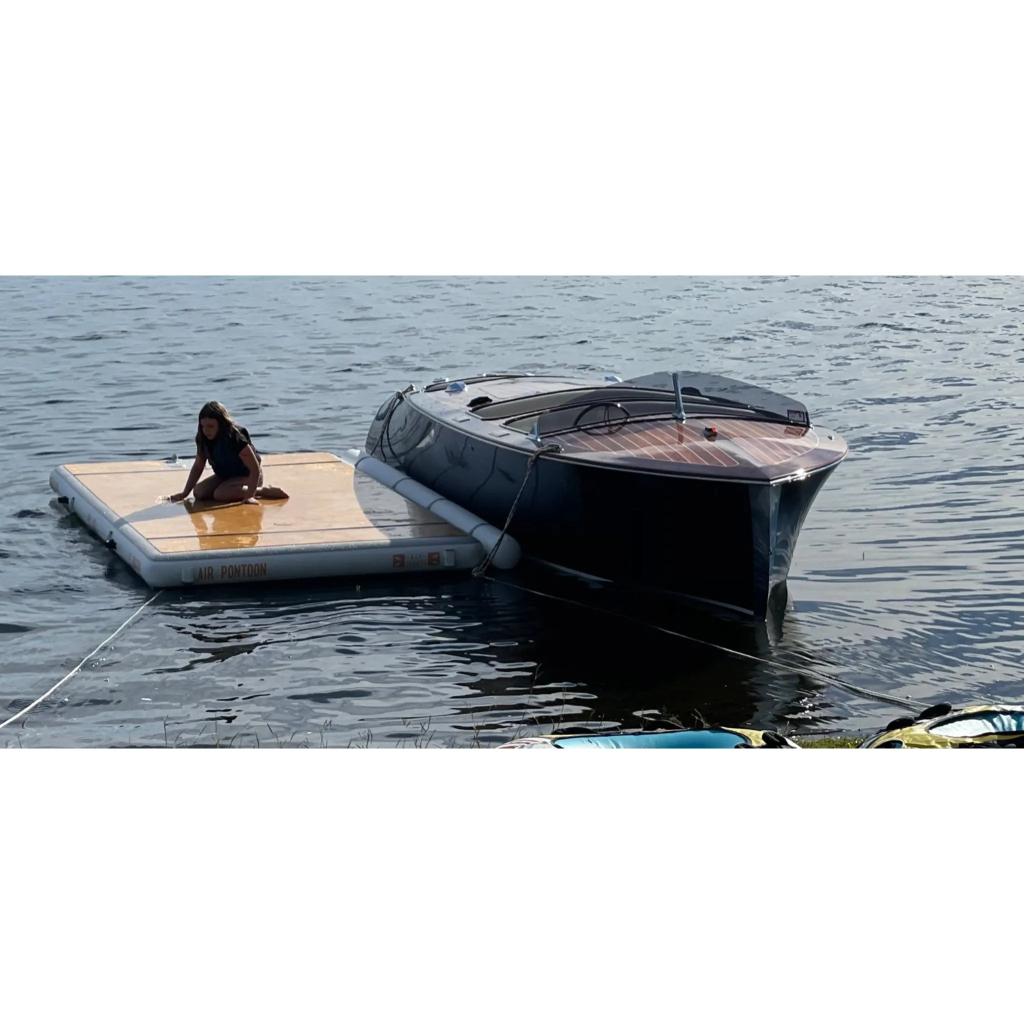 Wood Look Air Pontoon