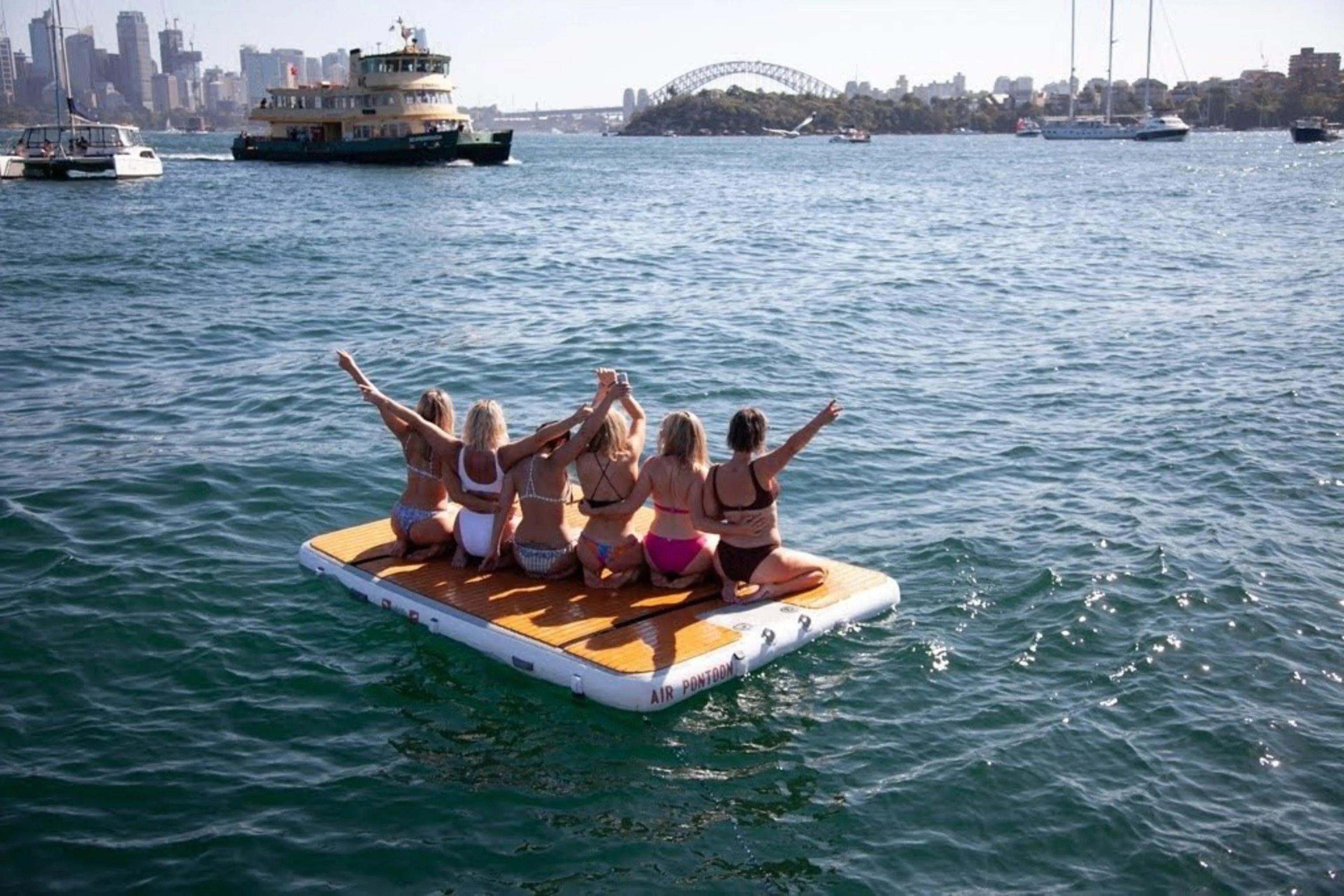 Wood Look Air Pontoon