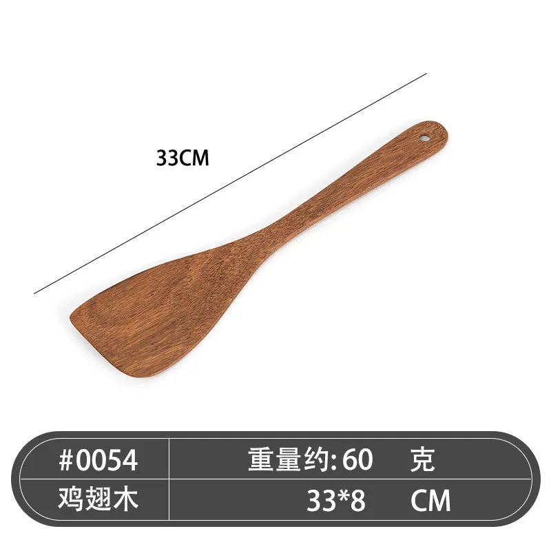 Wooden Spoons for Cooking 13 Pcs Natural Teak Wooden Kitchen Utensils Set Wooden Spatulas for Cooking