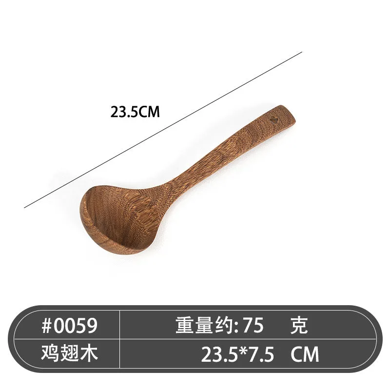 Wooden Spoons for Cooking 13 Pcs Natural Teak Wooden Kitchen Utensils Set Wooden Spatulas for Cooking