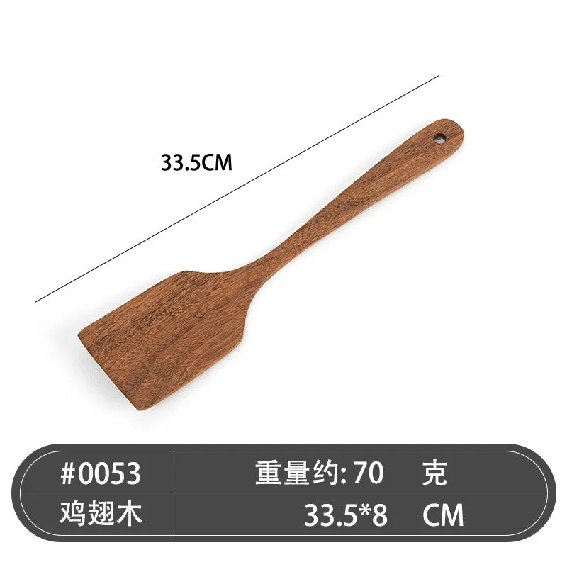 Wooden Spoons for Cooking 13 Pcs Natural Teak Wooden Kitchen Utensils Set Wooden Spatulas for Cooking