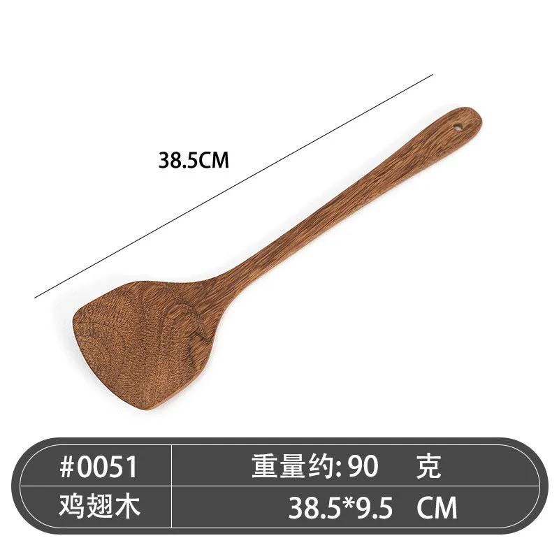 Wooden Spoons for Cooking 13 Pcs Natural Teak Wooden Kitchen Utensils Set Wooden Spatulas for Cooking