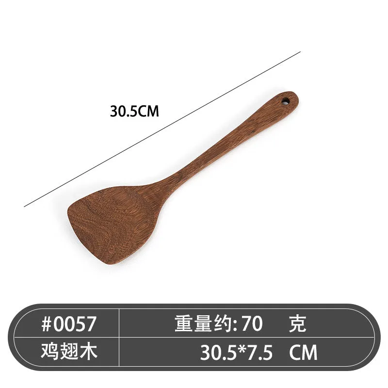 Wooden Spoons for Cooking 13 Pcs Natural Teak Wooden Kitchen Utensils Set Wooden Spatulas for Cooking
