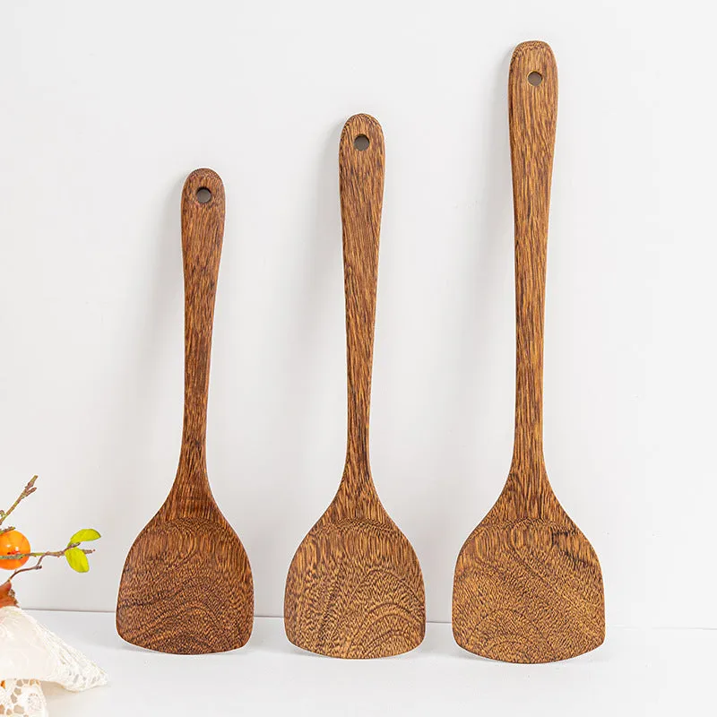 Wooden Spoons for Cooking 13 Pcs Natural Teak Wooden Kitchen Utensils Set Wooden Spatulas for Cooking