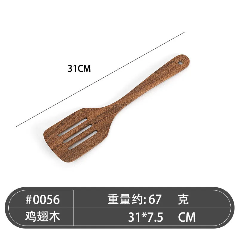 Wooden Spoons for Cooking 13 Pcs Natural Teak Wooden Kitchen Utensils Set Wooden Spatulas for Cooking