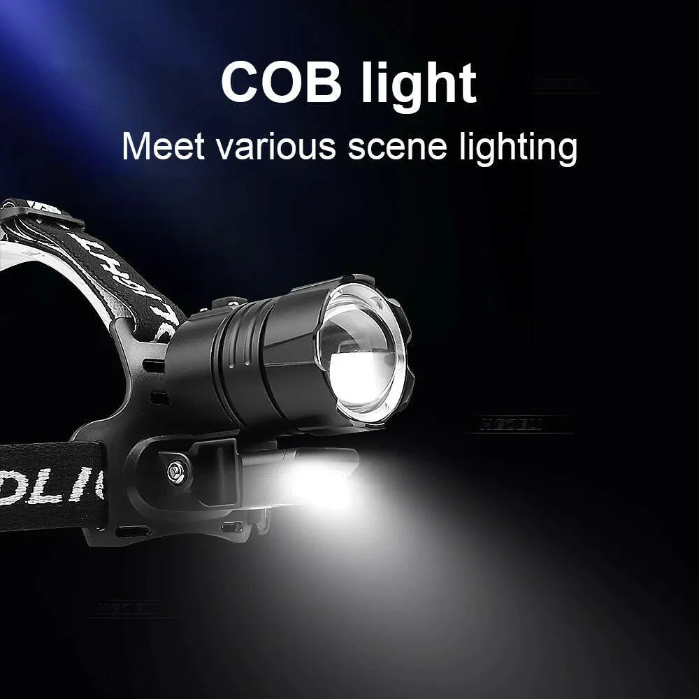XHP360 Powerful LED Headlamp USB Rechargeable Head Flashlight High Power LED Headlight 18650 XHP90 Head Lamp Fishing Headlantern