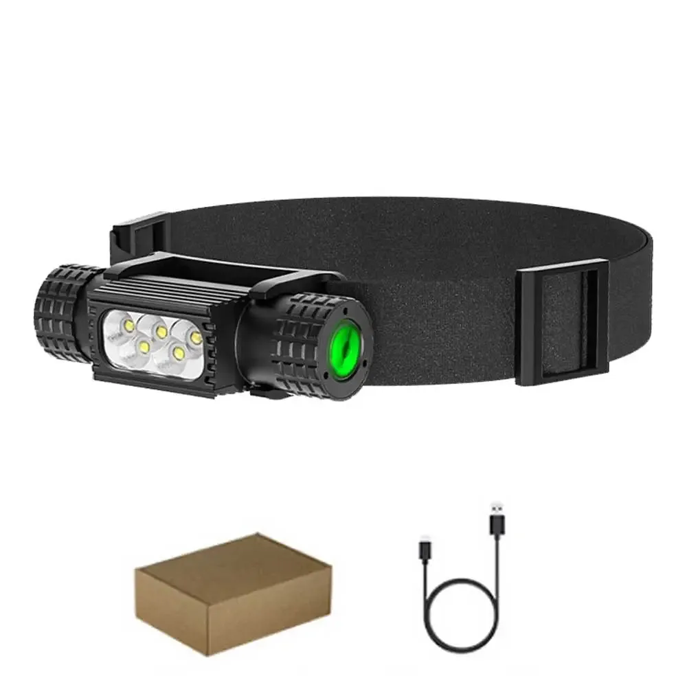 XML L2 XPG G3 LED Headlamp Powerful Waterproof Headlight Type C USB Rechargeable 18650 Head Torch Camping Fishing memory Lantern