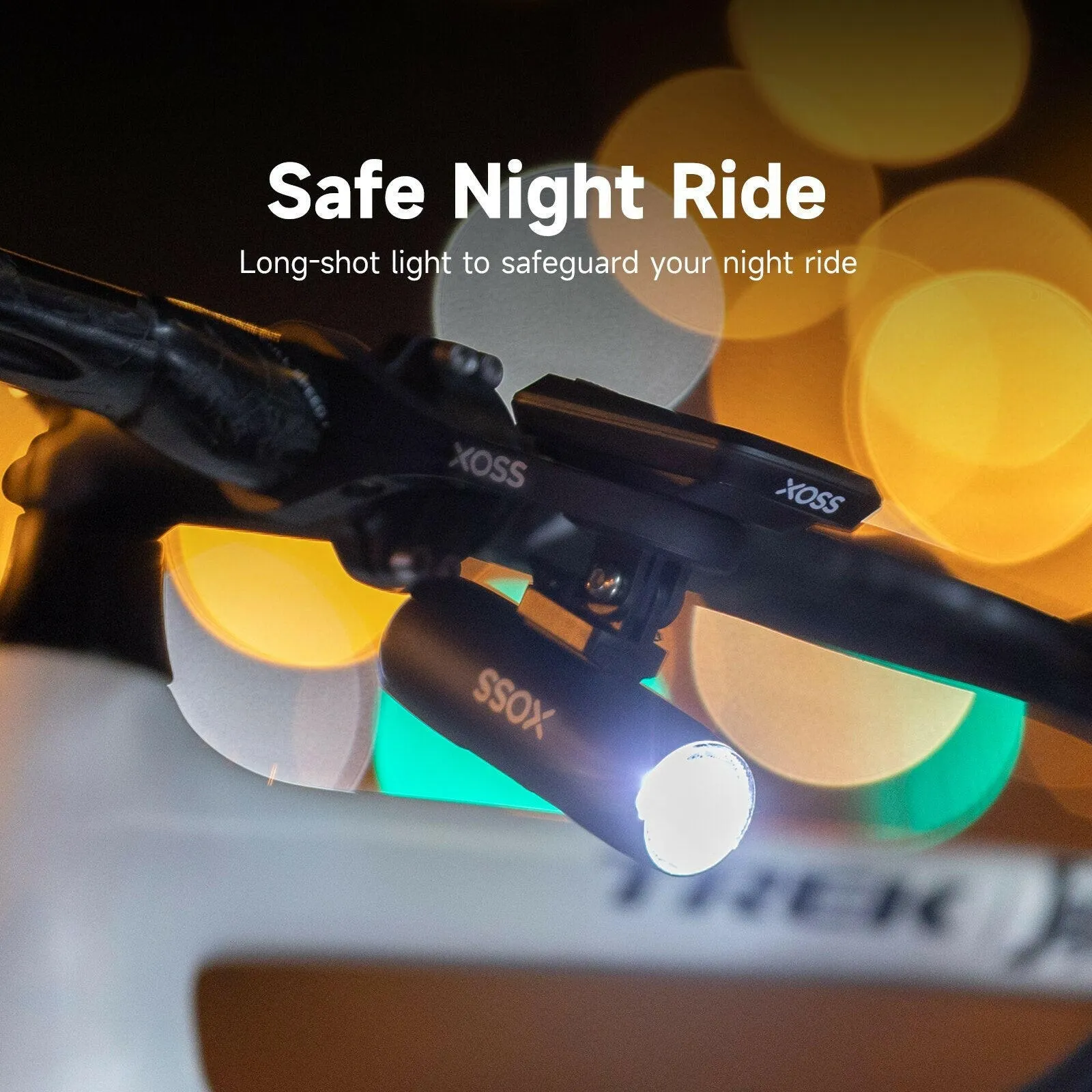 XOSS XL400/XL800 Bike Headlight 400/800 Lumen USB Rechargeable Road MTB Front Lamp Bicycle Light Aluminum Ultralight Flashlight
