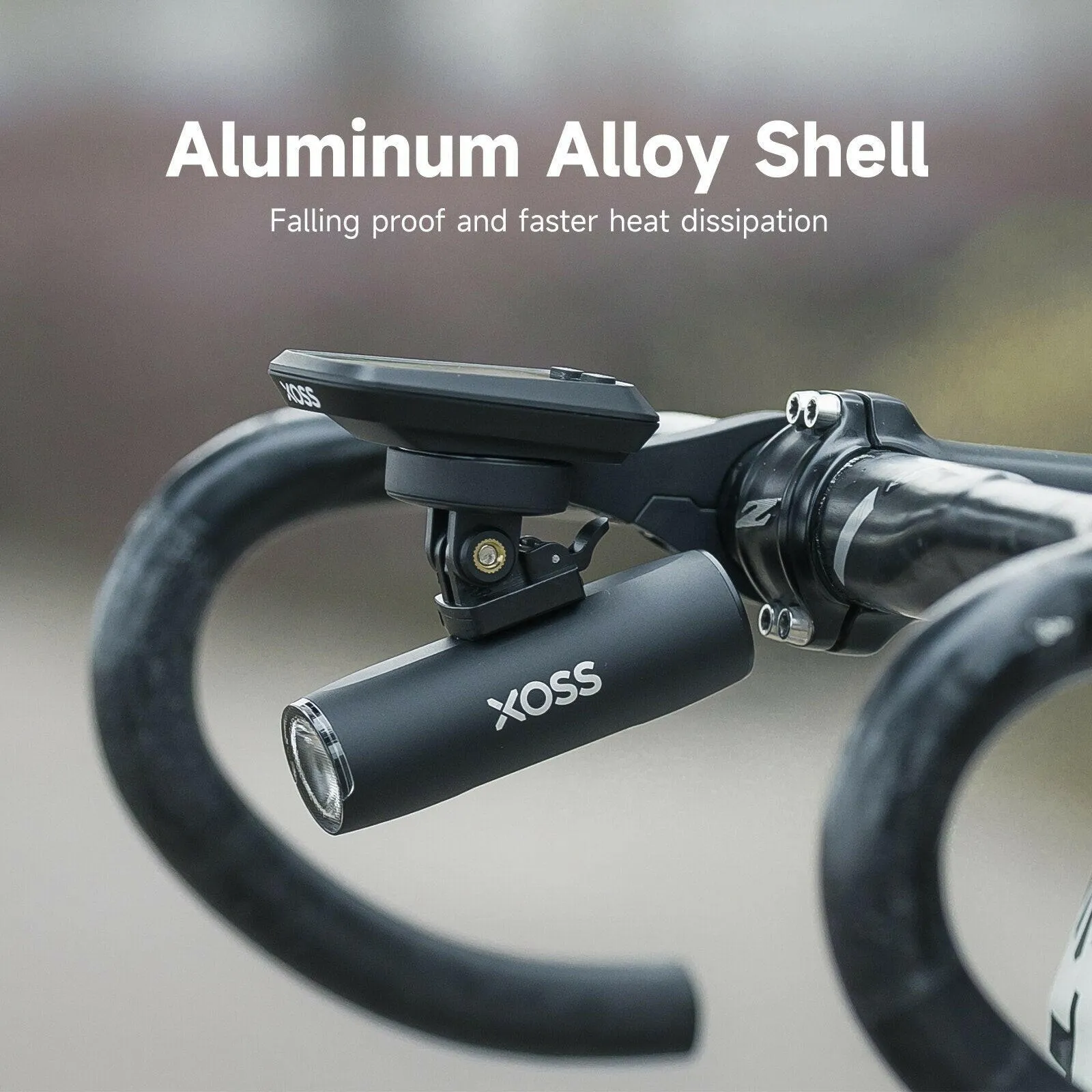 XOSS XL400/XL800 Bike Headlight 400/800 Lumen USB Rechargeable Road MTB Front Lamp Bicycle Light Aluminum Ultralight Flashlight