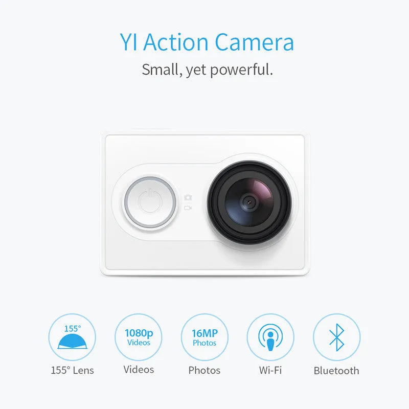 YI Action Camera 1080P 16.0MP 155 degree Ultra-wide Angle Sports Mini Camera
